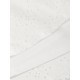 Solid Color Eyelet Bow Zip Back Mini Dress Solid Color Eyelet Bow Zip Back Mini Dress